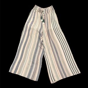 NWOT Striped Palazzo Pants- size small